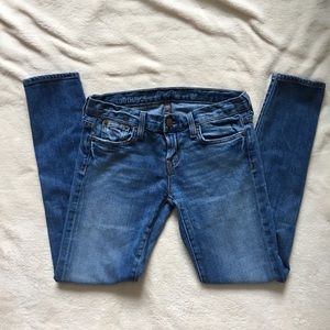 EUC J Crew Toothpick Jeans Sz 25